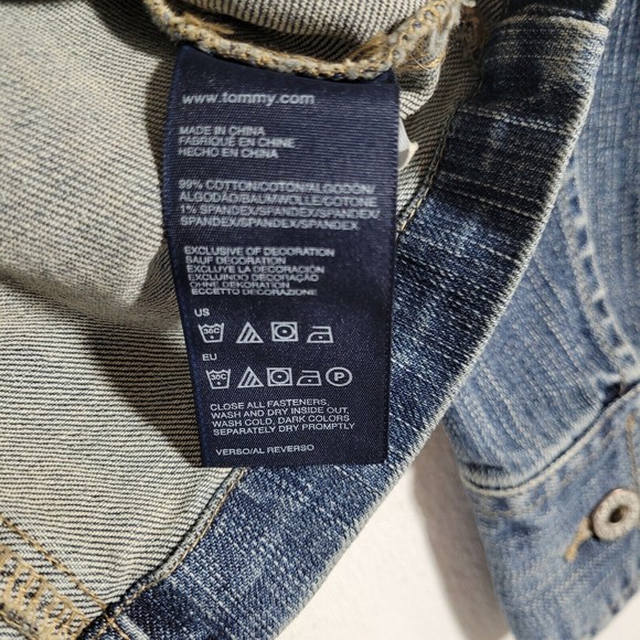 Tommy Hilfiger Denim Jacket Size M Women’s Feminine Cut 2010 Style 496546 - Picture 5 of 8